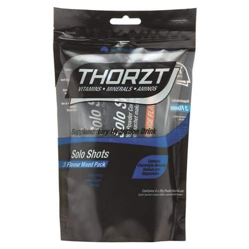 Thorzt Low GI Solo Shot 3 Flavour Mixed Pack 26g