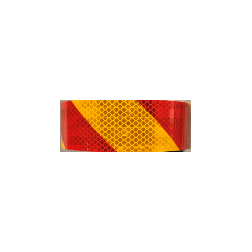 Chevron Reflective Class 1 Tape 48mm (Red/Yellow) - Per Meter