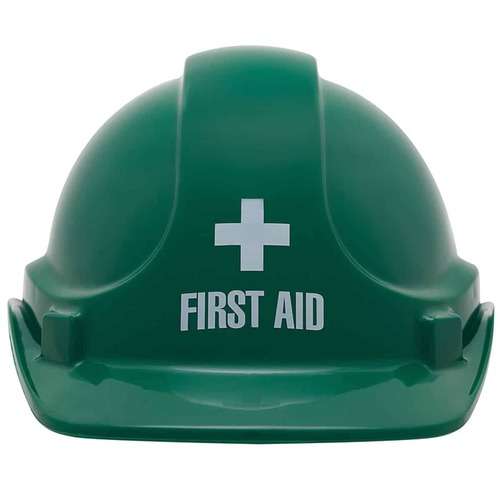 3M Safety Helmet ABS Green First Aid 