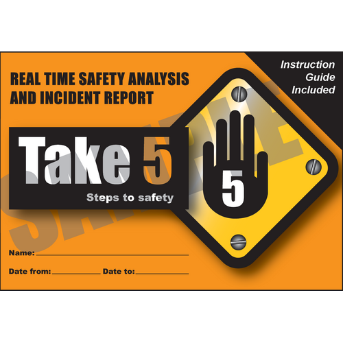 UniPrint Take 5 Generic Safety Book 130 x 80mm