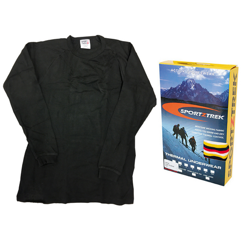 Sportztrek Thermal Long Sleeve Top - Black