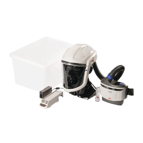 3M Versaflo PAPR Kit - Powered Air Respirator Faceshield Headtop  