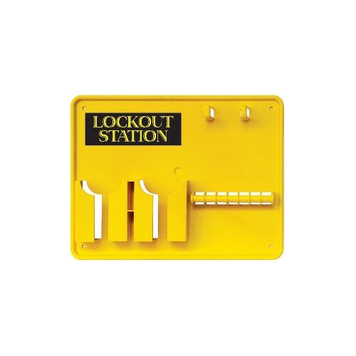 6 Lock Empty Lockout Station 390 x 290mm