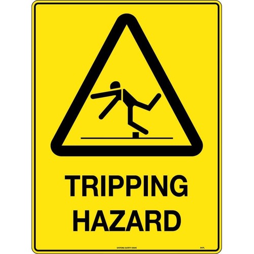 Sign Caution Tripping Hazard