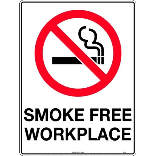 Sign Smoke Free Workplace
