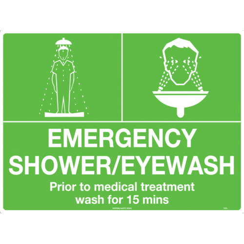 Sign Emergency Shower/Eye Wash