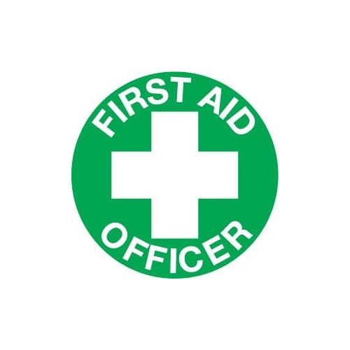 Picto First Aid Officer 50mm Self Adhesive