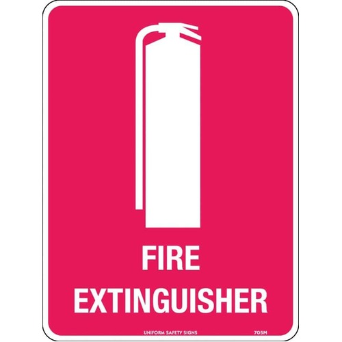 Sign Fire Extinguisher (with picto)