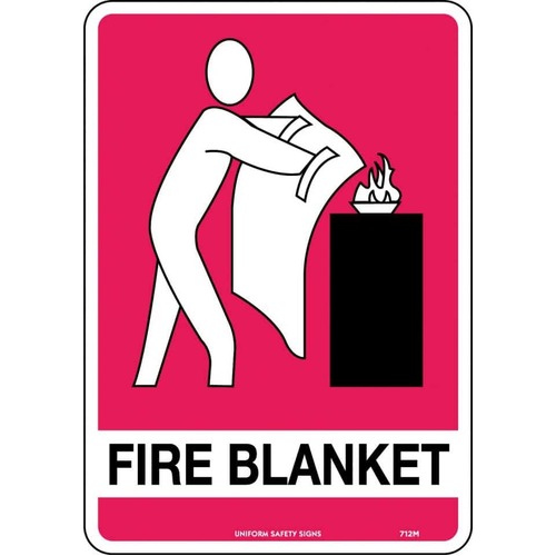 Sign Fire Blanket (with picto)