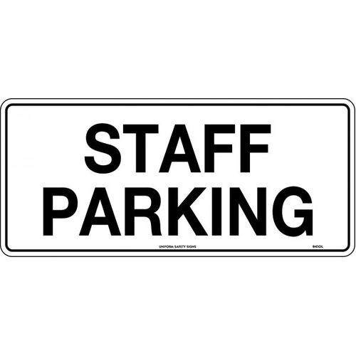 Sign Staff Parking