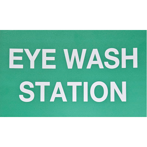 Sign Eye Wash Station 450 x 300mm Poly