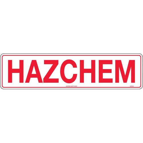 Sign Hazchem