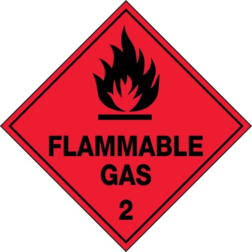 Hazchem Labels Flammable Gas 2