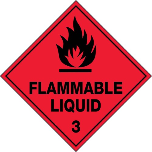 Hazchem Labels Flammable Liquid 3