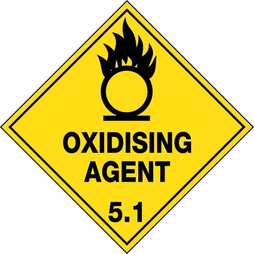 Sign Oxidising Agent 5.1