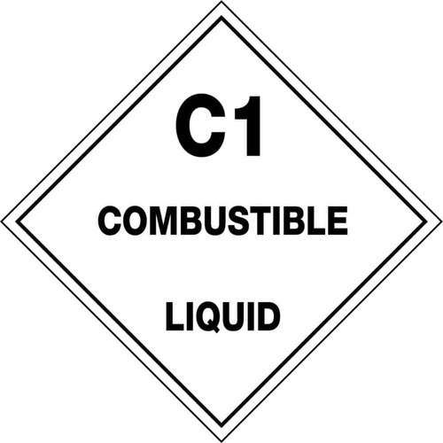 Hazchem Labels C1 Combustible Liquid