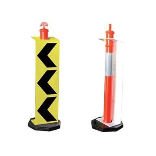 Sign Corflute Bollard Chevron Class 1   1215 x 300mm