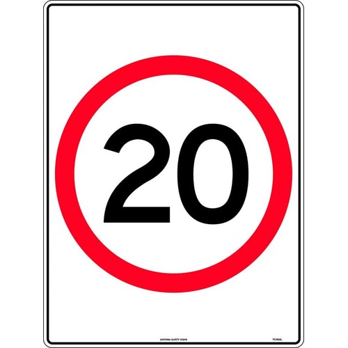 Sign 20km 