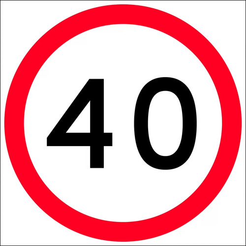 Sign 40km