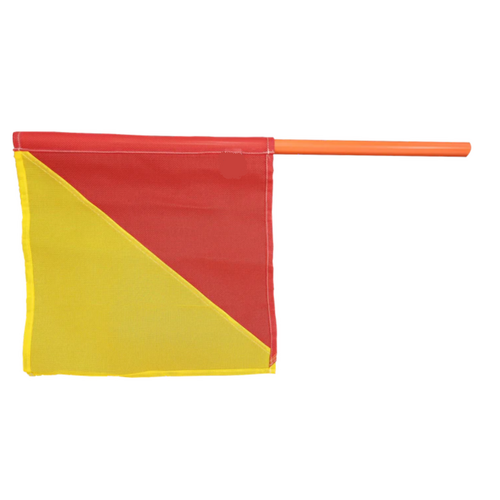Oversize Mesh Flag With Flexible Plastic Pole