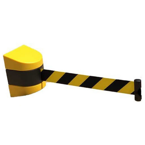 Wall Mounted Retractable Barrier 9M (Yellow/Black)
