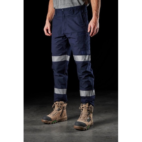 FXD WP-3T Reflective Taped Stretch Work Pants Navy