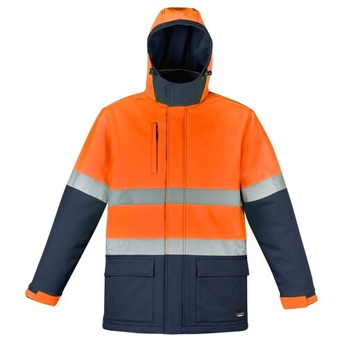 Syzmik Hi Vis Antarctic Softshell Quilted Taped Jacket